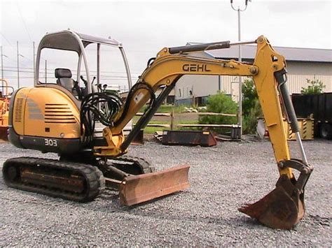 Specifications Gehl Compact Excavator Model 303 